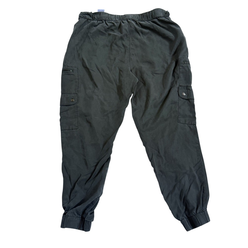 Banana Republic Women‎ Cargo Joggers Dark Olive Green Elastic Waist Pants Small